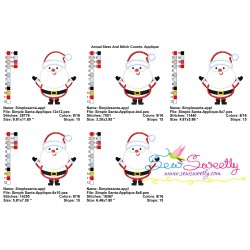 Simple Santa Applique Design Pattern-2