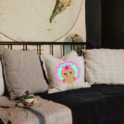 Girl Turkey Applique Design Pattern-2