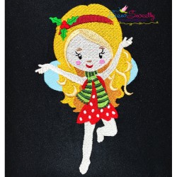 Christmas Fairy-4 Embroidery Design Pattern-2