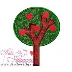 Apple Tree-2 Applique Design Pattern-1