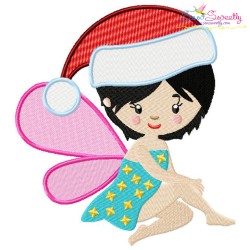 Christmas Fairy-2 Embroidery Design Pattern-3