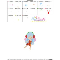 Christmas Fairy-1 Embroidery Design Pattern-5