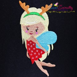 Christmas Fairy-3 Embroidery Design Pattern-2