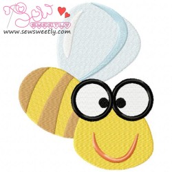 Bee-2 Embroidery Design Pattern-1