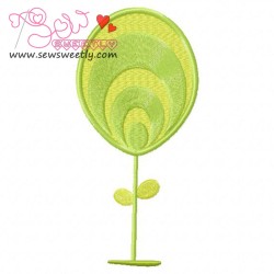 Retro Tree-4 Embroidery Design Pattern-1