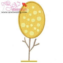 Retro Tree-3 Embroidery Design Pattern-1