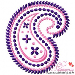 Decorative Paisley Embroidery Design Pattern-3