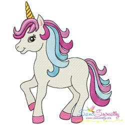 Sweet Unicorn Embroidery Design Pattern-1