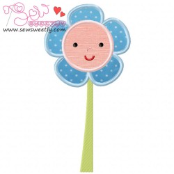 Wonderland Flower Applique Design Pattern-3