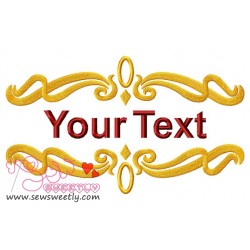 Floral Frame-6 Embroidery Design Pattern-2