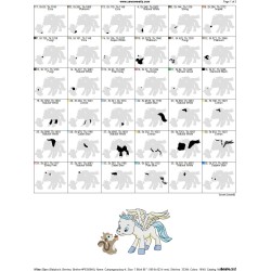 Cute Pegasus Boy-4 Embroidery Design Pattern-3