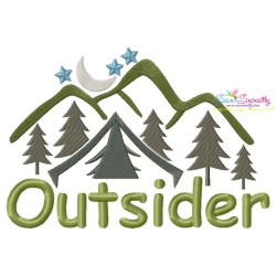 Camping Lettering Embroidery Design Bundle-7