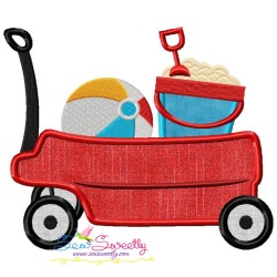 Summer Wagon Applique Design Pattern-1